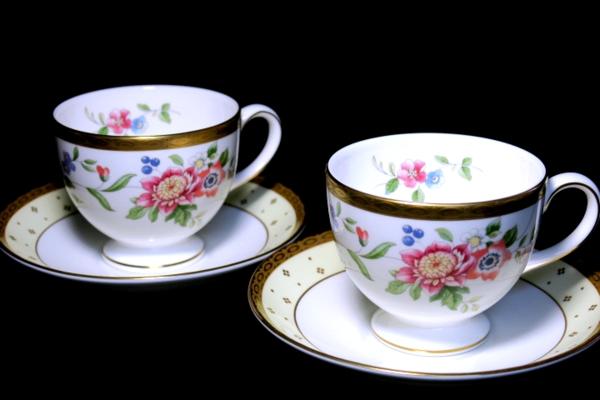 ■ウェッジウッド　　ペア・カップ＆ソーサー　　グレース