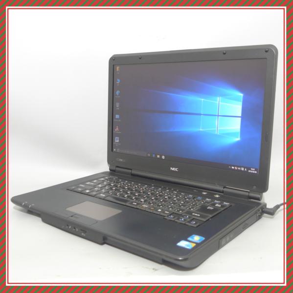 中古美品 NEC VK24LL-B Core i3 2GB DVDRW Win10済 Office2010有