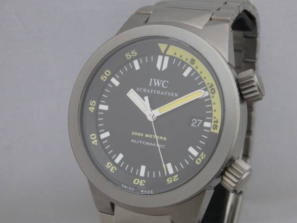 中古】IWC チタン アクアタイマー IW353803 純正ラバーベルト
