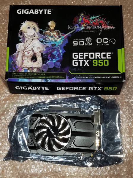 GIGABYTE GEFORCE GTX 950 GV-N950OC-2GD-JP