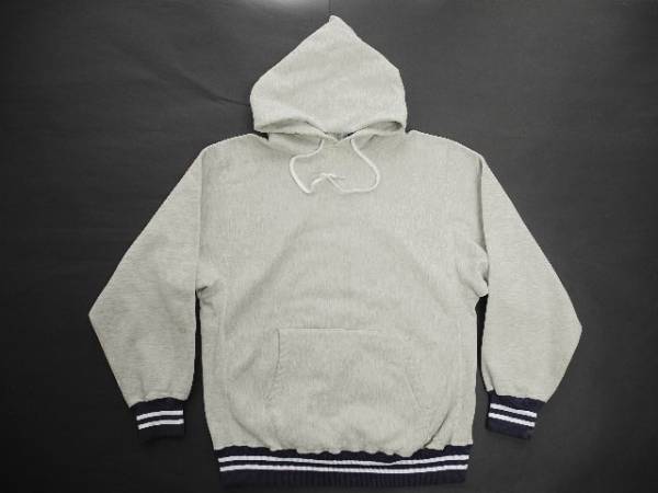 ■90'sチャンピオンリブラインリバースフードパーカー(XL)目なし