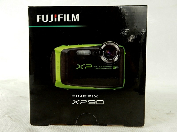 正規 店 東京 未使用 富士フイルム FinePix XP90 防水 カメラ ライム