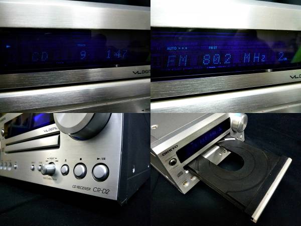 □ONKYO CDレシーバー CR-D2 777円スタート最落なし 一般 アンプ