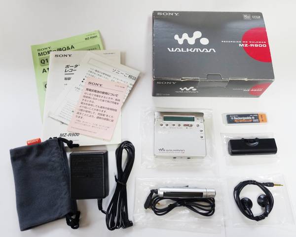 ☆美品☆SONY ソニー MDウォークマン MZ-R900 元箱付き