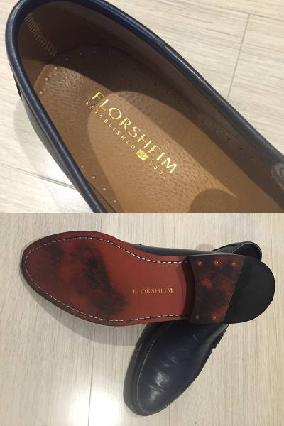 コブラヴァンプ フローシャイム FLORSHEIM 27cm 9D NAVY COBRAVAMP