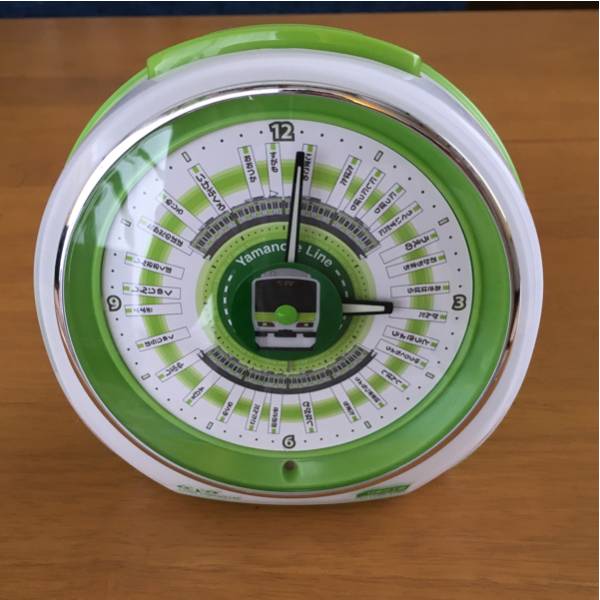 山手線 目覚まし時計 電波時計 鉄道グッズ JR 送料無料