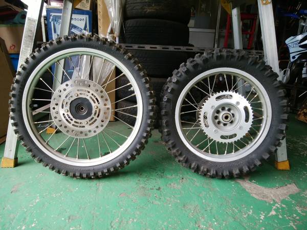 CR80R/CR85R用 スモールホイール前後セット F:17inc R:14inc