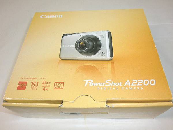 新品 CANON キャノン 4941B004 PowerShot A2200 シルバー