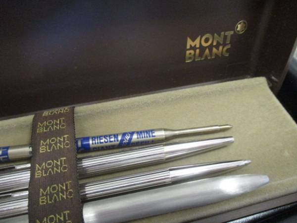 モンブラン ボールペン シャープペン 美品】MONTBLANC モンブラン ボールペン シャープペン 2本セット 箱