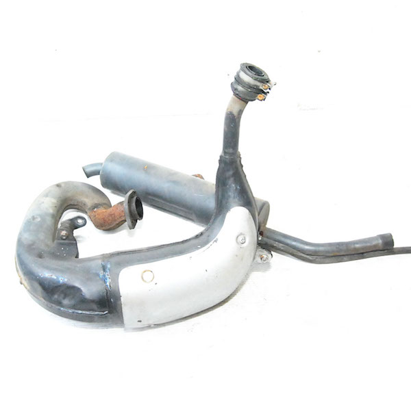 KDX125SR DX125A 純正 マフラー チャンバー N2 (588) KAWASAKIKDX125SR