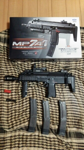 MP7A1 東京マルイ ガスブローバック 3本 マルイ製 40連スペア 東京