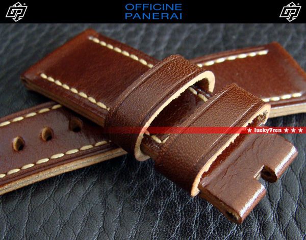 ■即決■PANERAI■26mm 尾錠用 パネライ レンジャーカーフ 褐色