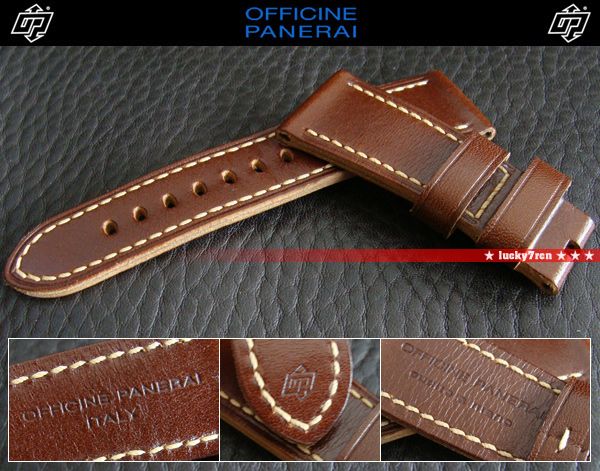 ■即決■PANERAI■26mm 尾錠用 パネライ レンジャーカーフ 褐色