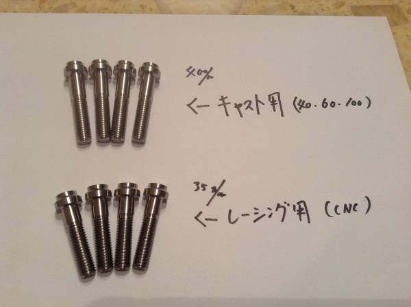 ブレンボ用（40/60/100キャスト レーシング） ブリッジボルト