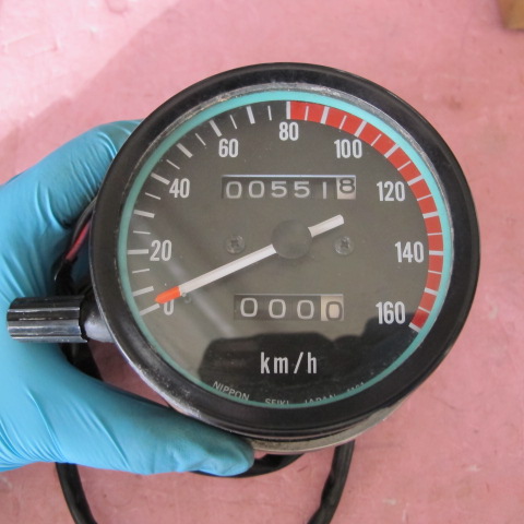 Z250FT 当時物 純正 スピードメーター KU-01 Z250FT 当時物 純正 スピードメーター KU-01