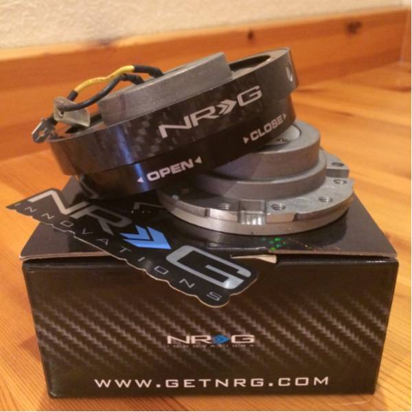 NRG クイックリリース 薄型 THIN カーボン USDM JDM SRK-400CF 自動車