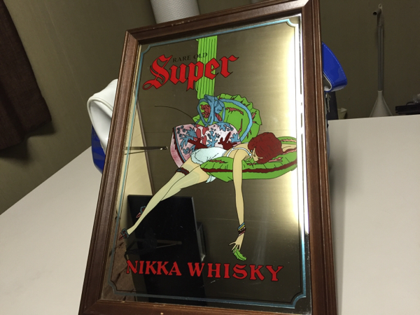 ◇NIKKA WHISKY インテリアミラー ニッカウイスキー◇ ◇(NS) Super