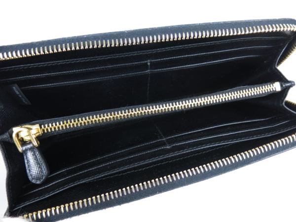55178★1円本物プラダL字ファスナー長財布★サフィアーノ美品