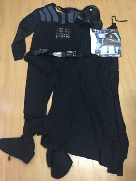 ダースベイダー コスチューム スターウォーズ 美品 大人 175-185