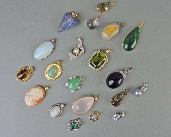 カラーストーン ペンダントトップ 大量 20点セット