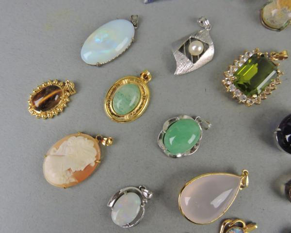 カラーストーン ペンダントトップ 大量 20点セット