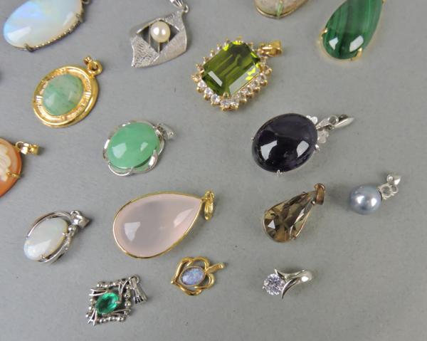 カラーストーン ペンダントトップ 大量 20点セット