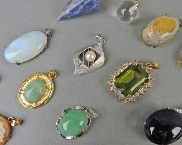 カラーストーン ペンダントトップ 大量 20点セット