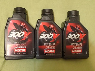 モチュール 正規品 300V 15W50 ファクトリーライン 3リットル