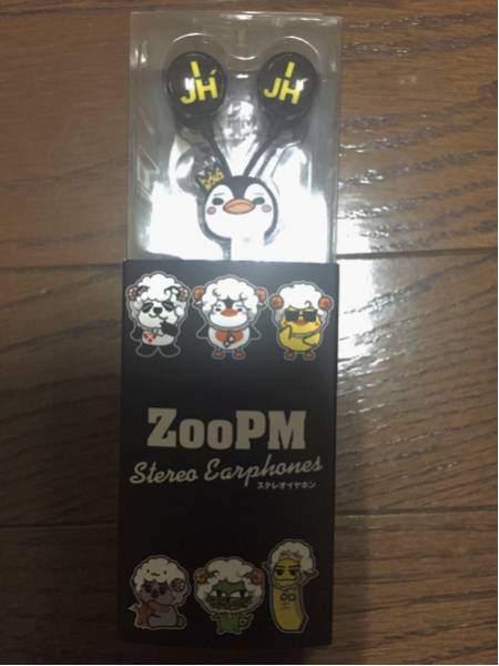2PM ファンミ公式グッズ ZooPM ステレオイヤホン 皇帝ペンペン