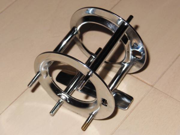 ABU 6000C　6500C用　真鍮フレーム　クローム　