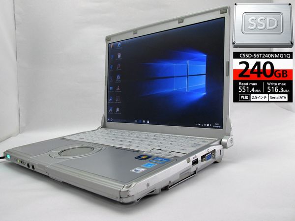 高速】新品SSD240GB搭載で安心/Let
