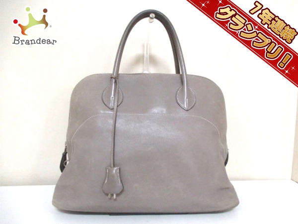 エルメス ハンドバッグ ボリードリラックス35 グリスーリ HERMES