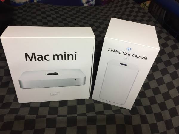 Mac mini server MC936J/A core i7+Time Capsule 2TB 中古 Mac