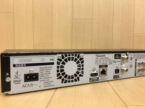 Panasonic ブルーレイ DIGA DMR-BW680 パナソニック DIGA DMR-BW680