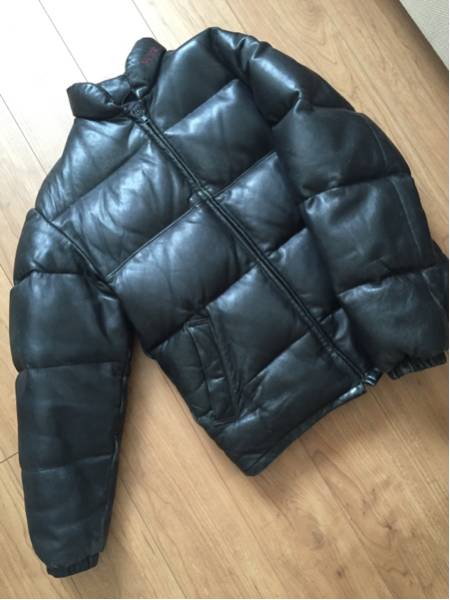 ★Schott レザーダウン 38 ブラック ショット ライダース デッド