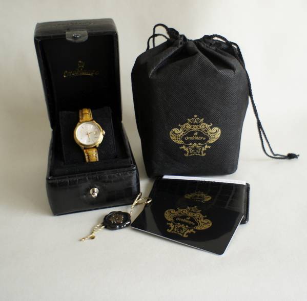 美品オロビアンコ腕時計レディースOR-0025 OROBIANCO 電池交換済