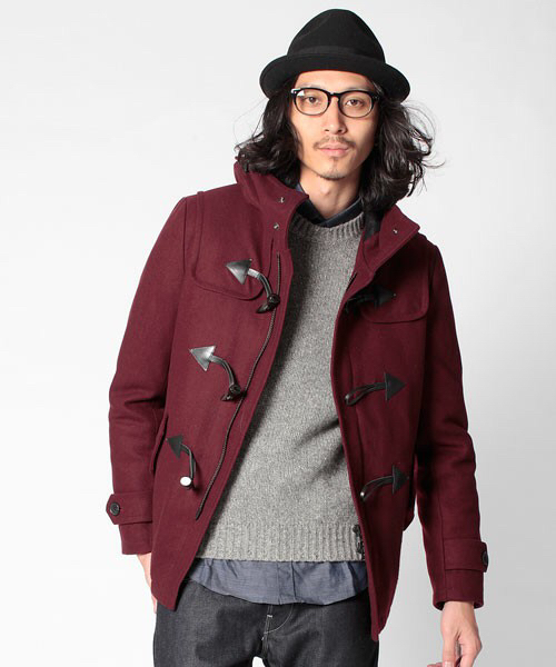 人気.定2.4万☆nano universe ITALYカシミアメルトンダッフル