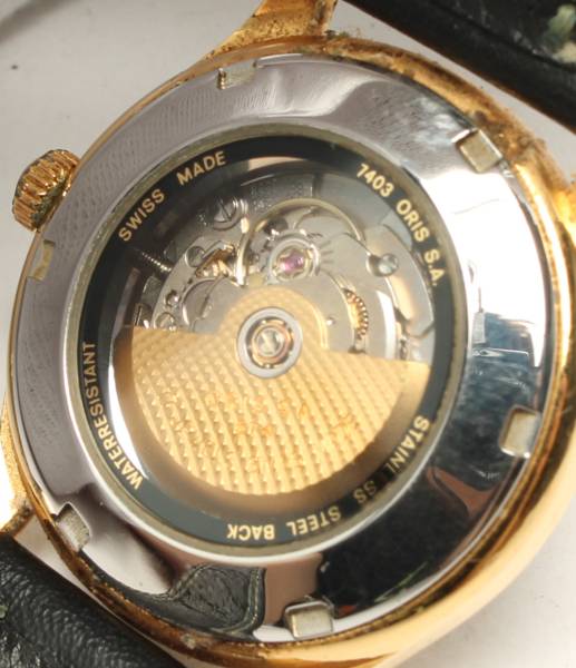 訳あり オリス ポインターデイト 7403 自動巻き 腕時計 ORIS