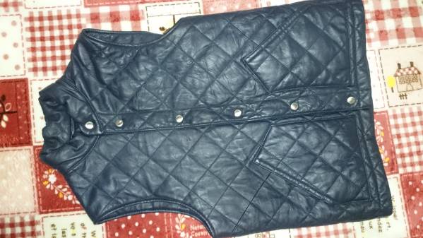 ソフネット レザーダウンベスト M