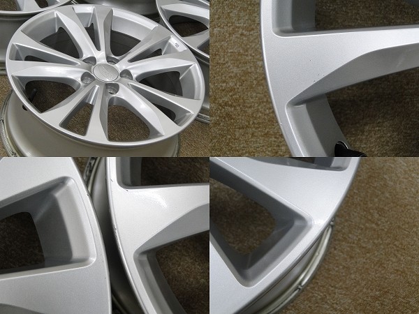 7-883◆スバル純正 レガシィ 17in★4本セット★7.5J+55 良好☆