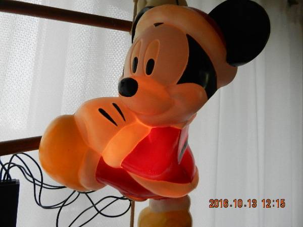 はしごミッキー 　サンタクロース デコレーション ライト