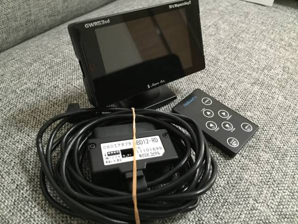 中古GPSレーダー探知機 SuperCat GWR53sd＋OBD2アダプター 【公式通販】