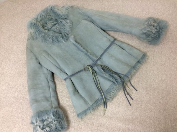 本物エルマノシェルビーノの高級ムートンジャケット scervino