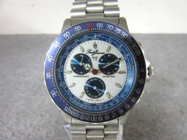 SANTO JOANNESセントジョイナス 腕時計 クロノグラフ PILOT 1852
