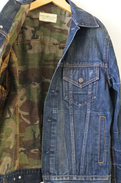 ◇DENIM&SUPPLY/ラルフローレン*USED加工迷彩Gジャン/S*1610t3 デニム 