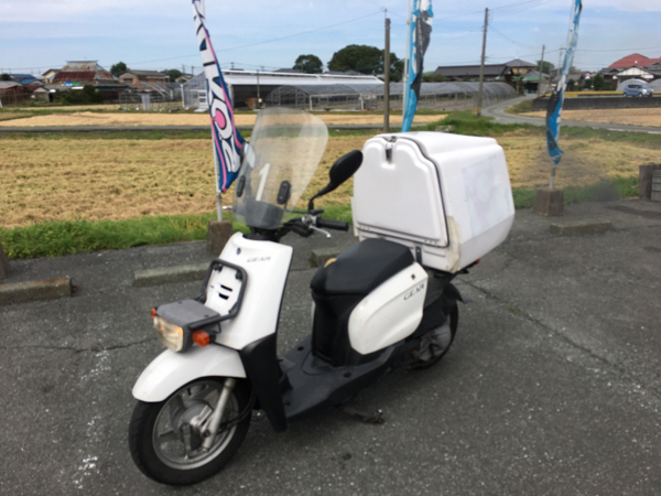福岡県南部発ギア4サイクルFI近県配達可ピザ屋仕様1オーナー 10月4日