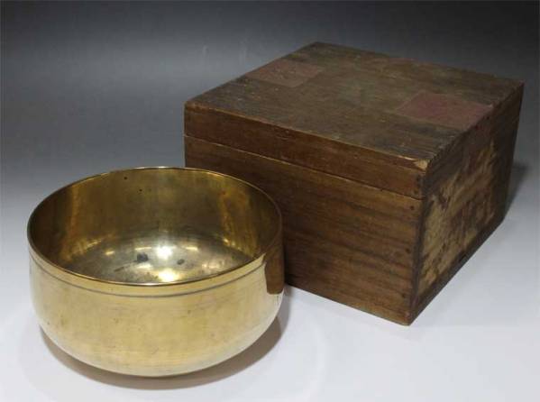 時代市場■別嬪 古様薄造り砂張りん■仏具仏像