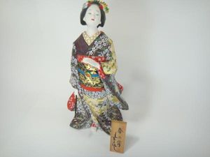 博多人形「母と子」西頭哲三郎作 伝統工芸 弱かっ 日本人形