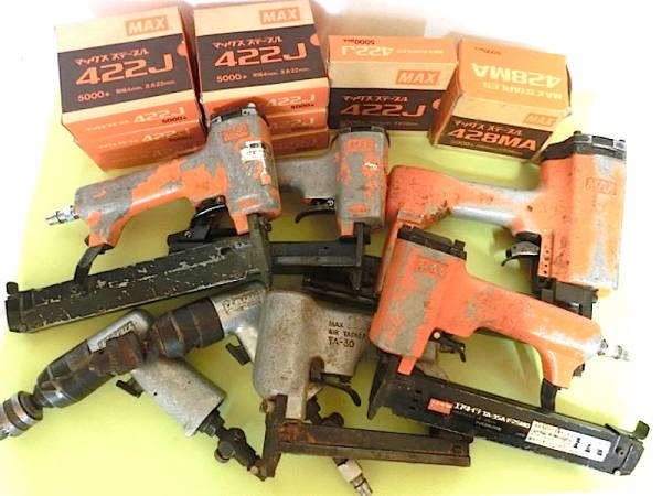 1円 マックス TA-35A F25MO 1022J TA-30 エアカッター 7点 ①