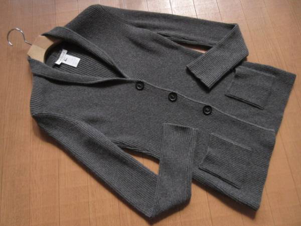 即決CELINEセリーヌ★カシミヤニットカーディガンSサイズ/グレー